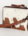 ADBG821D- Coin Purse Wristlet - Brown