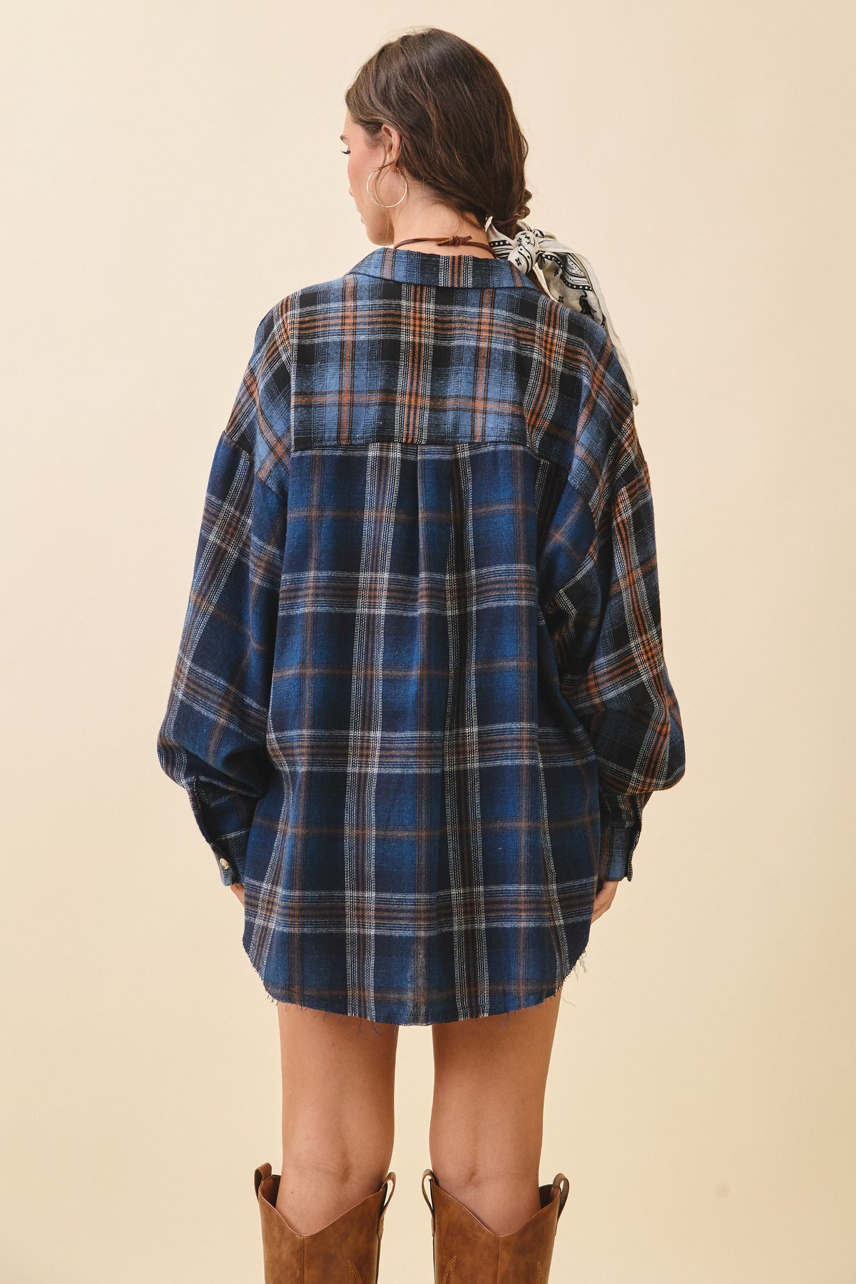 Kambrie Flannel- Navy