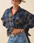 Kambrie Flannel- Navy