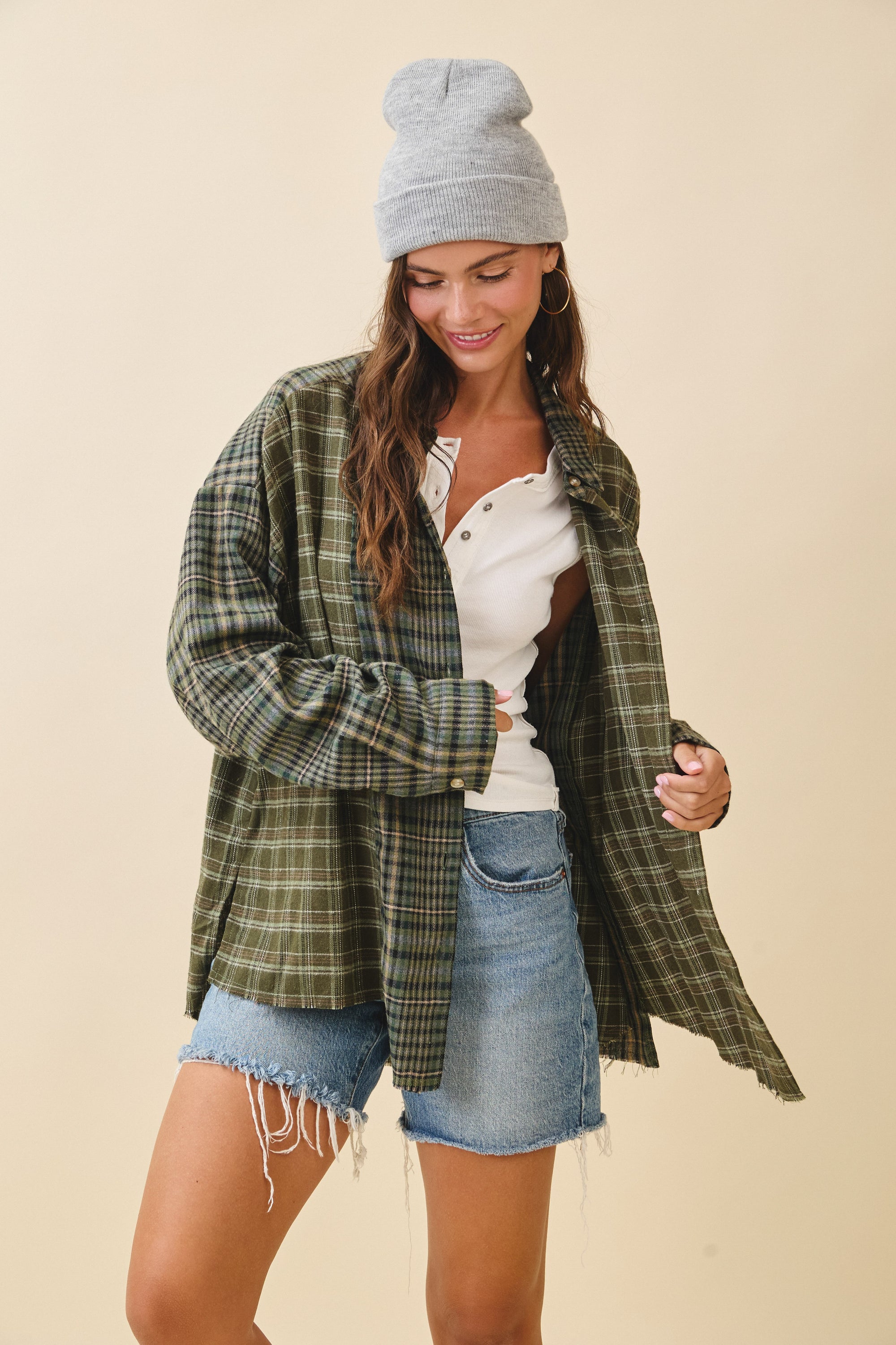 Kambrie Flannel- Olive