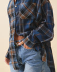 Kambrie Flannel- Navy