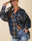 Kambrie Flannel- Navy