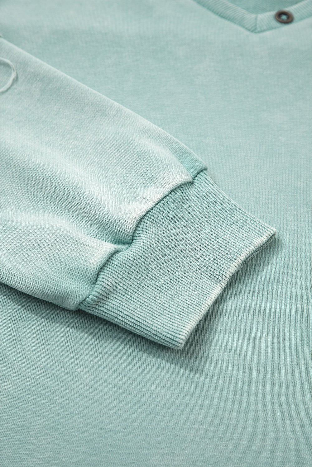 Raw Edge Shirt- Blue-