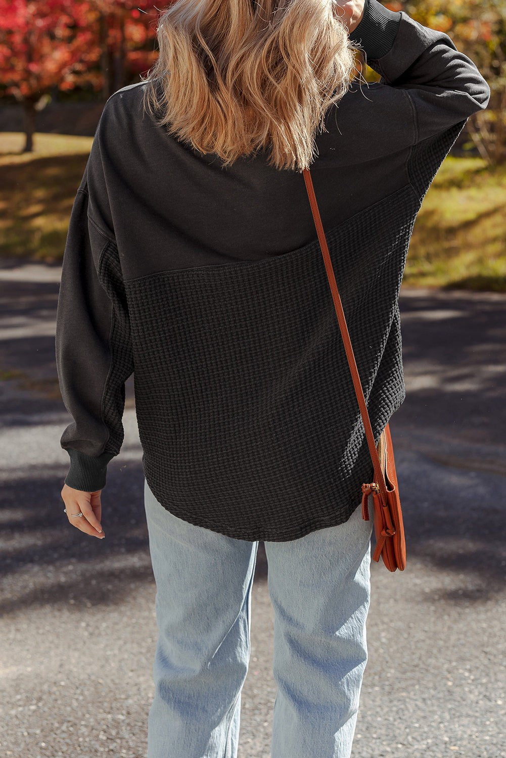 Waffle Bottom Hoodie-