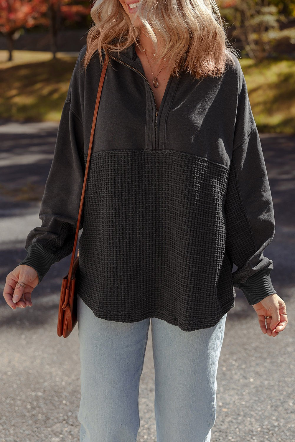 Waffle Bottom Hoodie-