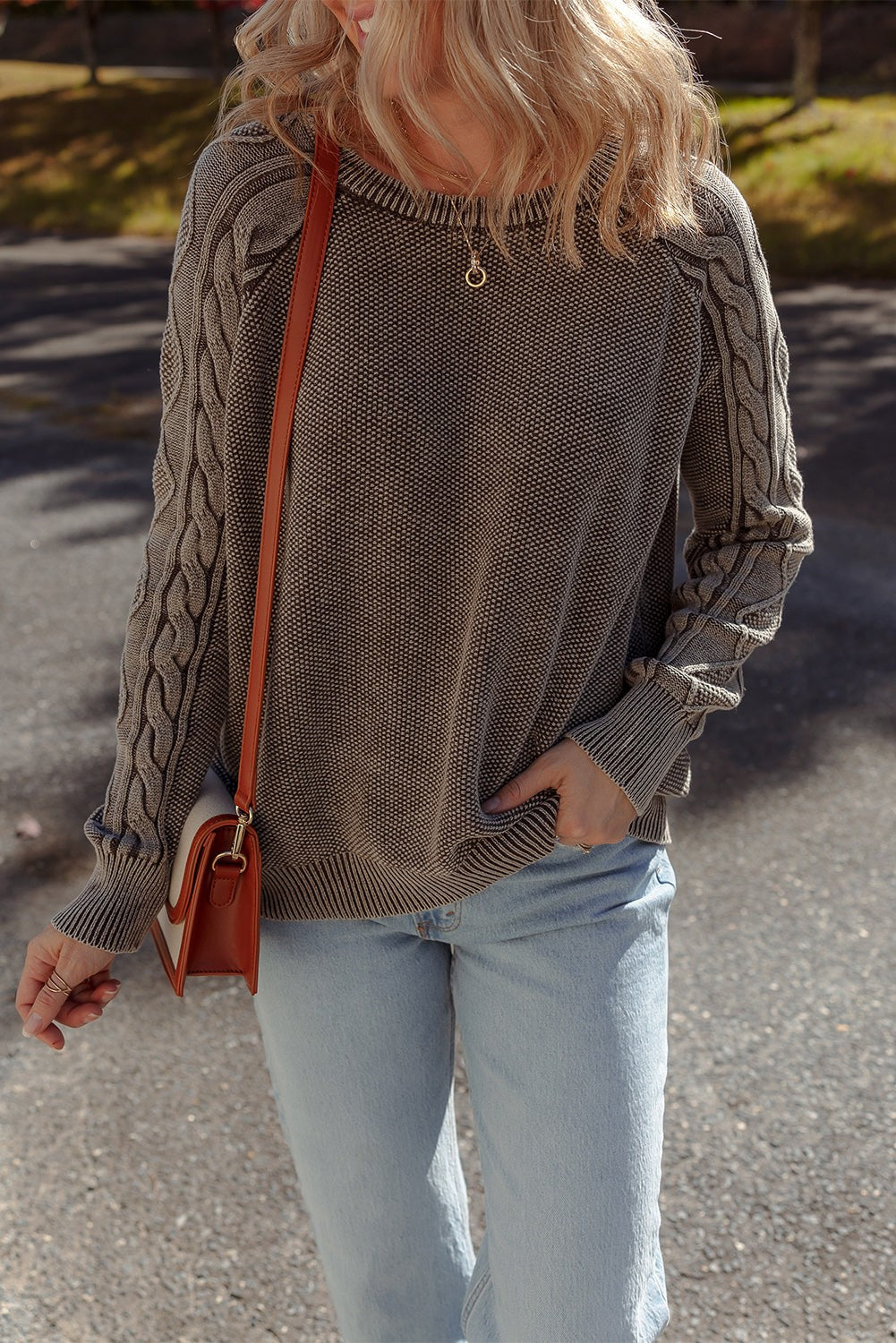 Cable Knit Sweater-