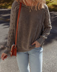Cable Knit Sweater-