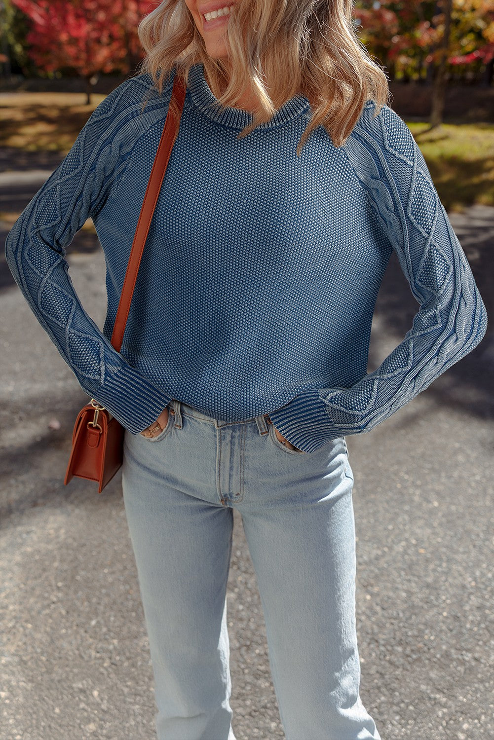 Cable Knit Sweater-