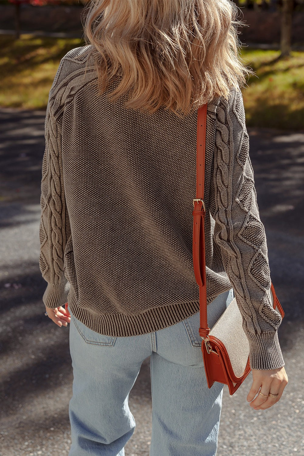 Cable Knit Sweater-