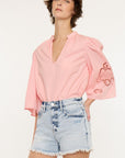 High Rise Cut-Off Mom Shorts-