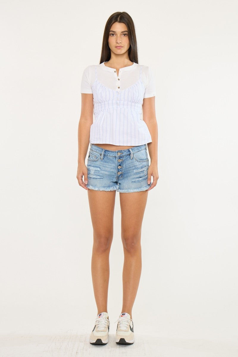 Mid-Rise Boyfriend Short-