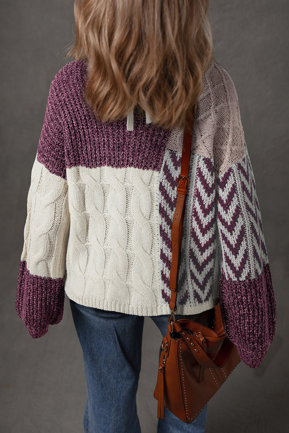 Chunky Patchwork Sweater-