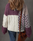 Chunky Patchwork Sweater-