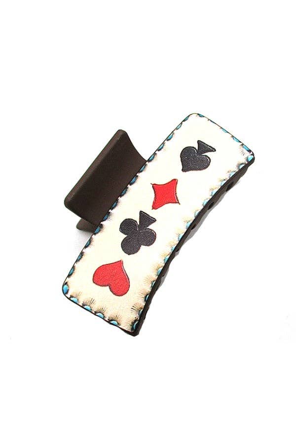 Poker Card Claw Clip-