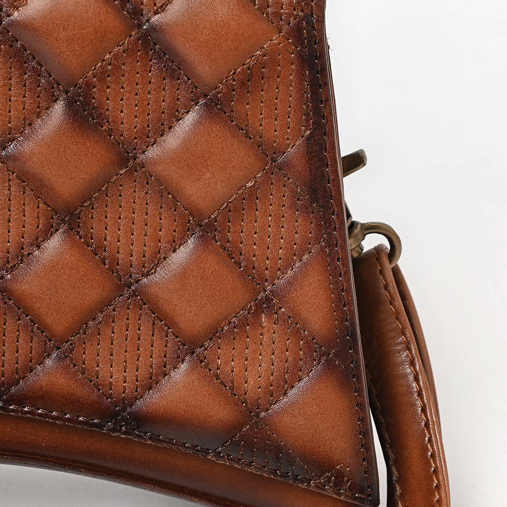 ADBGM629- Quilted Leather Bag