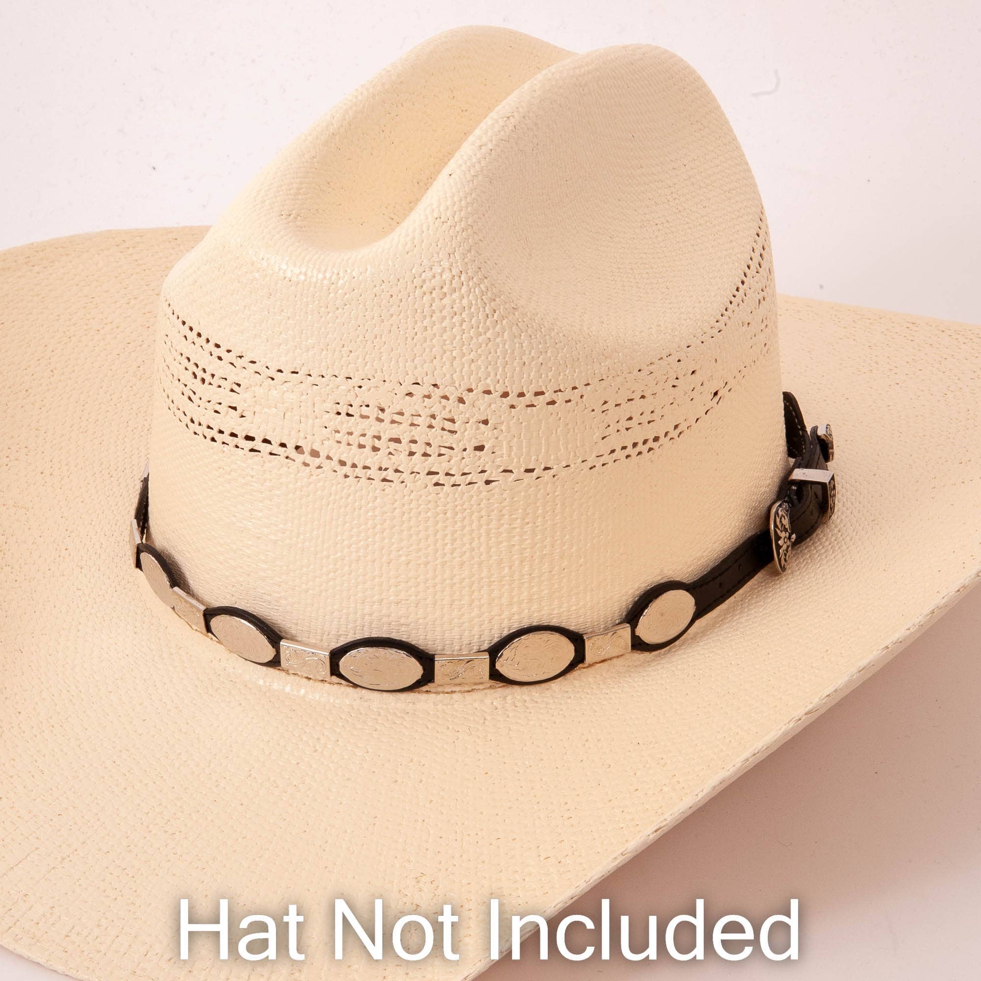 Toronto Concho Hat Band- Black