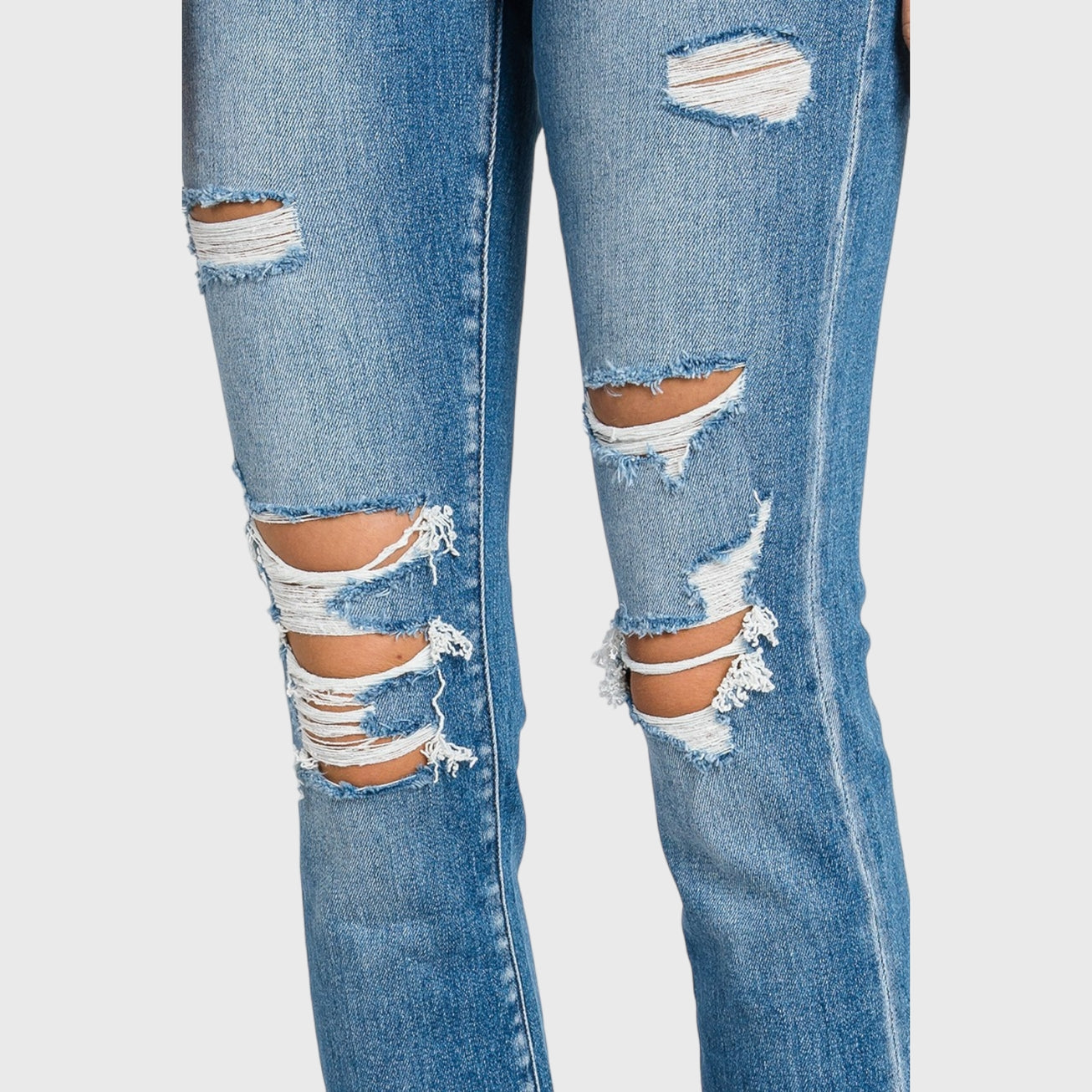 Sydney Jean- MidRise- Distressed-