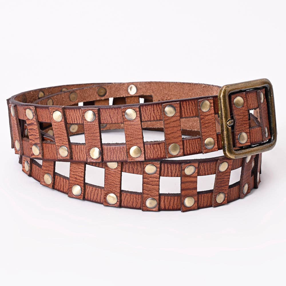 LC-ADBLF198 Leather Belt - S