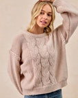 Cable Knit Sweater-