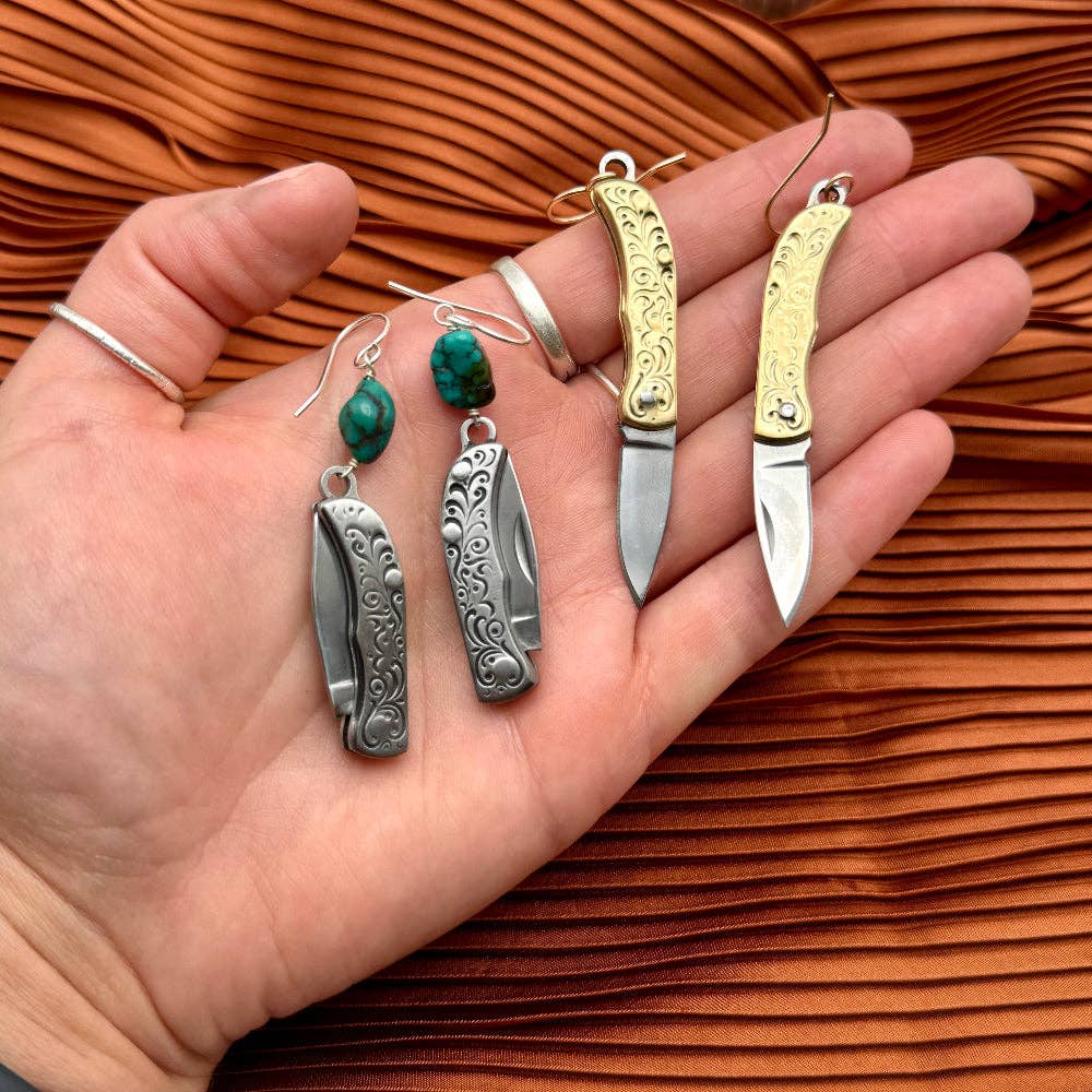 High Desert Earrings: Silver