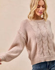 Cable Knit Sweater-
