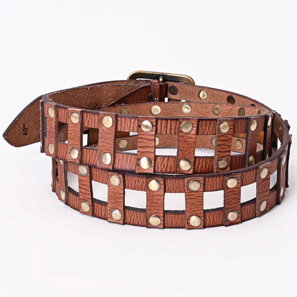 LC-ADBLF198 Leather Belt - M