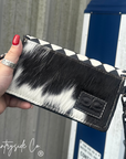 Two Step Cowhide Wallet Wristlet