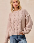 Cable Knit Sweater-