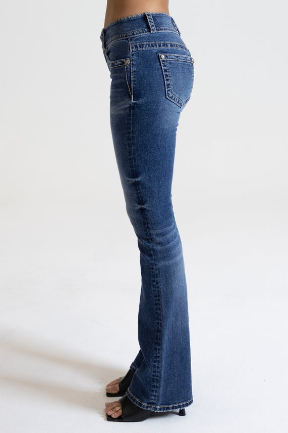 M3636B95L- Midrise Bootcut- 34in