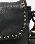 SWC155BLK- Black Flap Bag