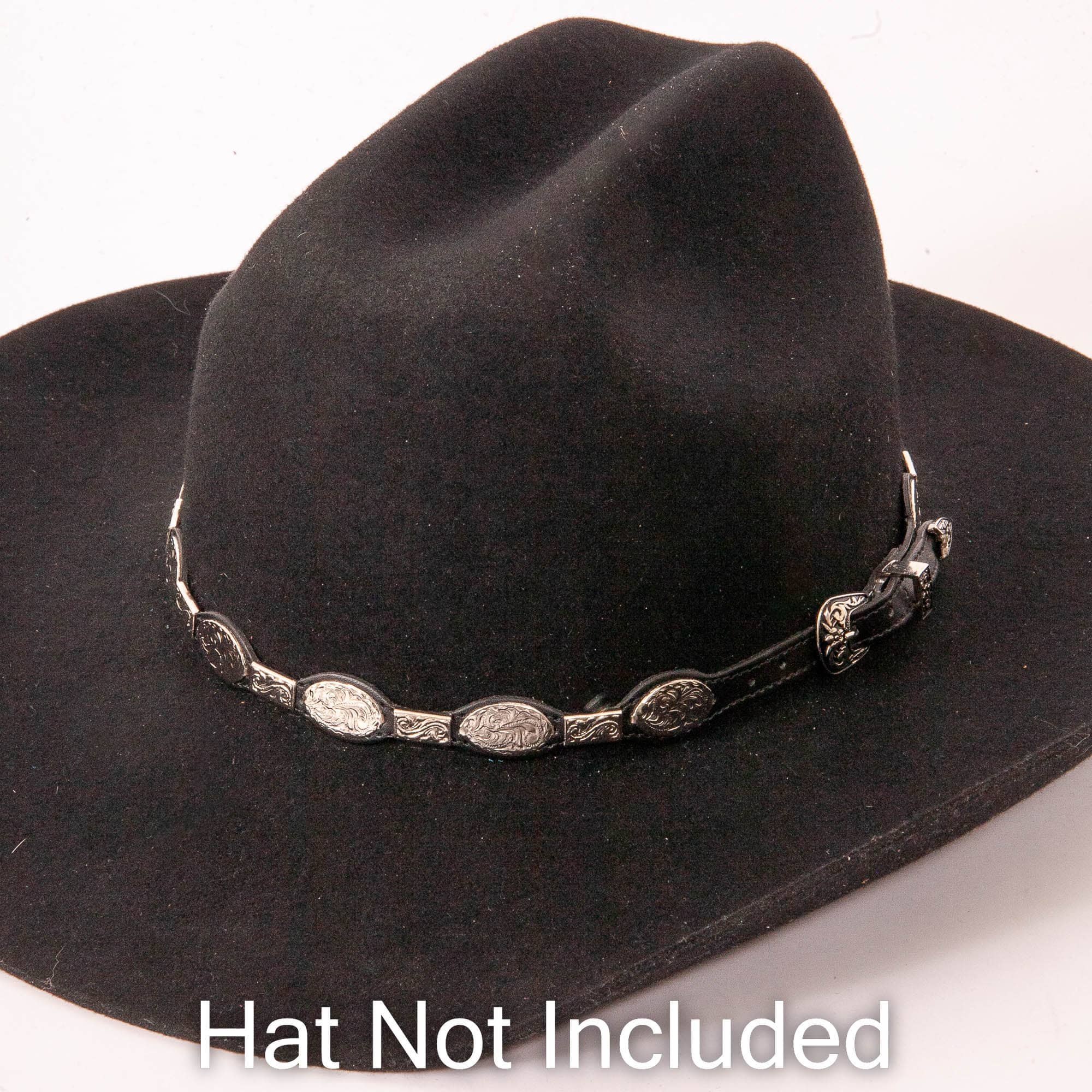 Toronto Concho Hat Band- Black