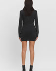Cargo Mini Dress- Black