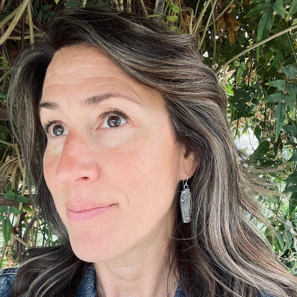 High Desert Earrings: Silver