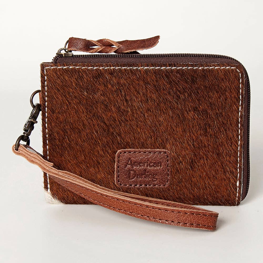 ADBG821D- Coin Purse Wristlet - Brown