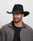 Sequoia Wool Felt Hat- Black-