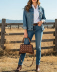 ADBGM629- Quilted Leather Bag