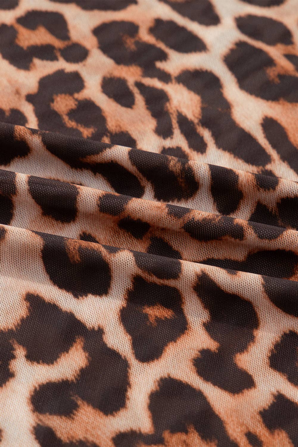Blakely Leopard Mesh Top