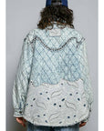 Studded Denim Jacket-