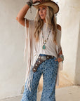 Onyx Oval Western Belt - Brown