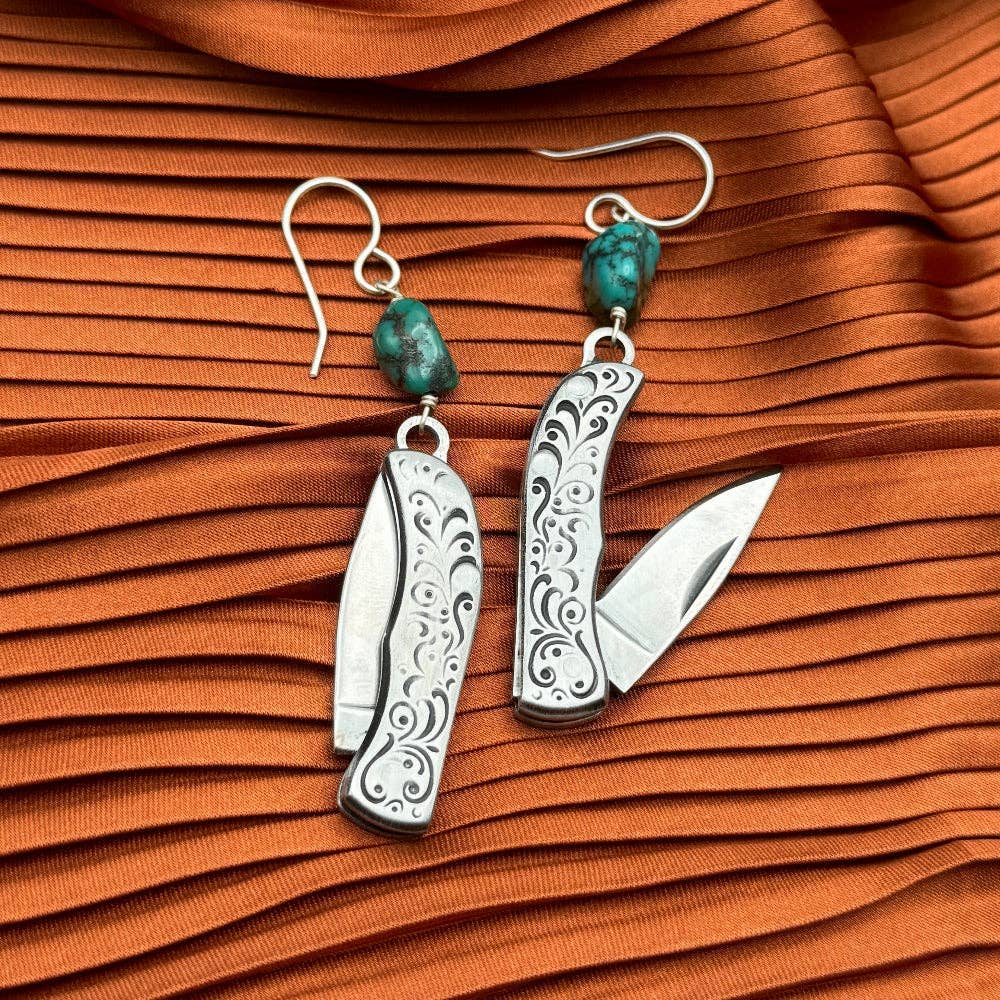 High Desert Earrings: Silver