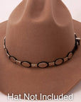Toronto Concho Hat Band- Black