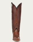A5141- Brown Studded Boot-