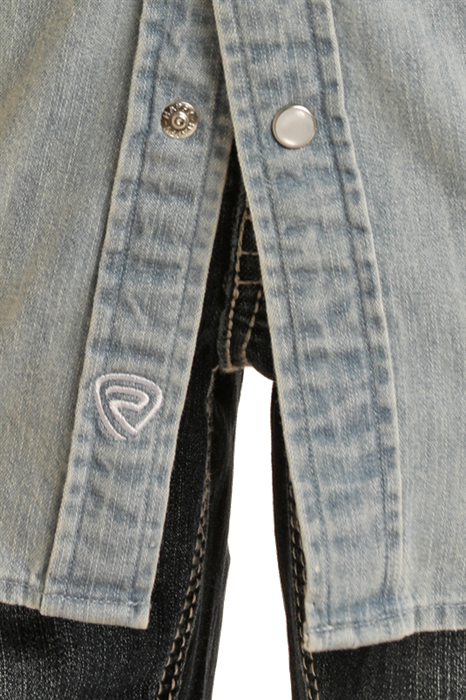 BBN2S03701- Boys Denim Snap-