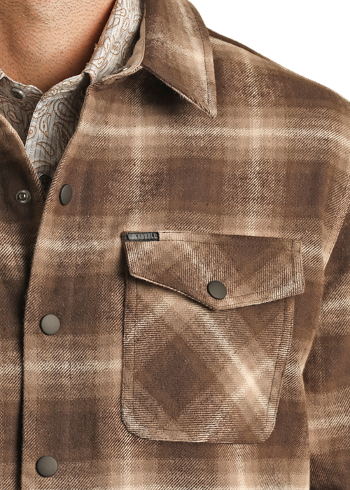 Plaid Shacket- BM92c02302