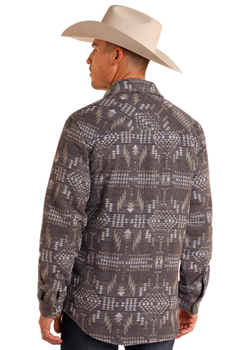Aztec Shacket- BM92C05543
