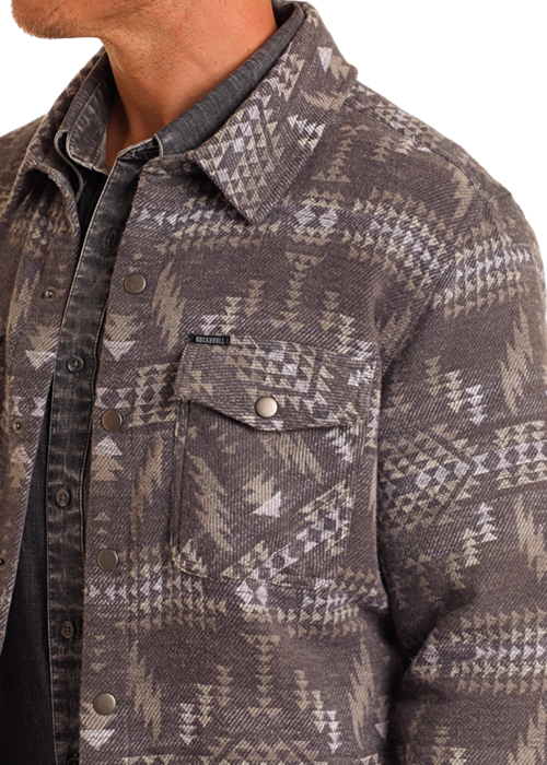 Aztec Shacket- BM92C05543