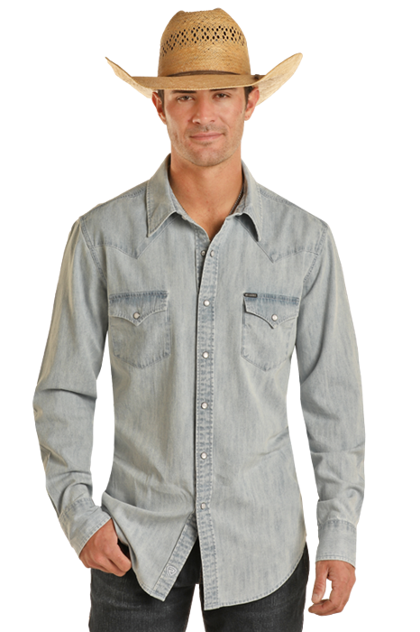 BMN2S03701- Light Denim Shirt-