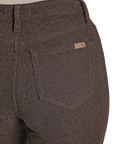Cheetah Print Slim Bootcut Jean-