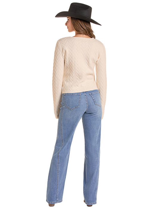 BW22T09380 - Tie Top- Cream-