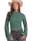 Sweater- BW32T09398- Jade